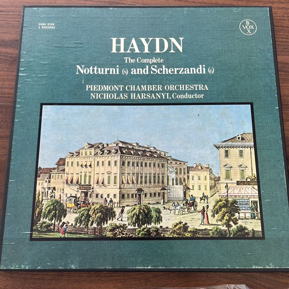 Haydn The Complete Notturni And Scherzandi 3xVinyl LP Box Set Vox Box SVBX 5108